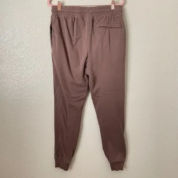 Gymshark Sweatpants Mens Small Brown Crest Joggers Training Workout Athletic Gym - Picture 8 of 12